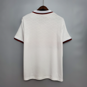 Camiseta retro blanca AC Milan 1993-1994 dorsal