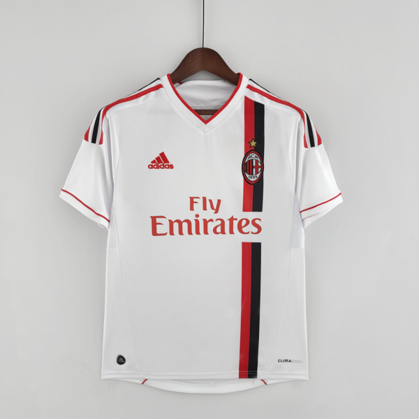 Camiseta retro blanca AC Milan 2011-2012