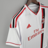 Camiseta retro blanca AC Milan 2011-2012 hombro