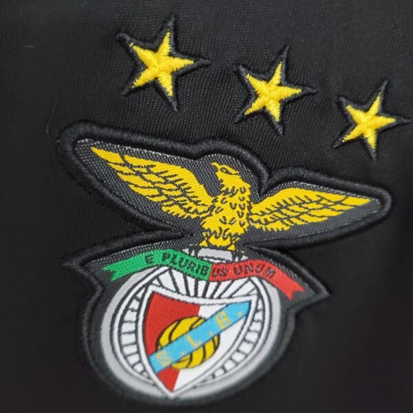 Camiseta retro negra Benfica 2009-2010 segunda equipacion