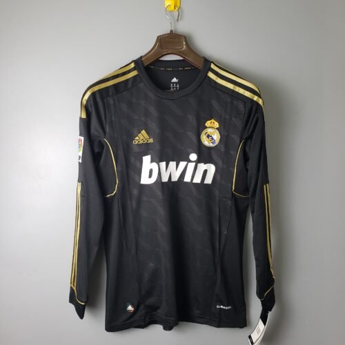 Camiseta retro negra Real Madrid manga larga 2012-2013