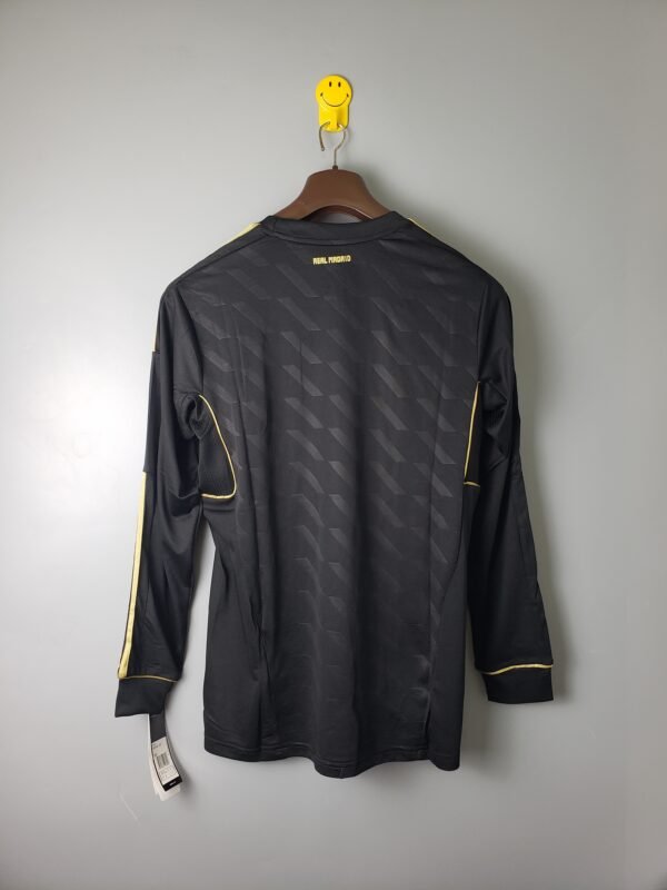 Camiseta retro negra Real Madrid manga larga 2012-2013 dorsal