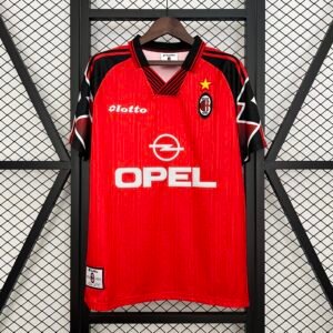 Camiseta retro roja AC Milan 1997-1998