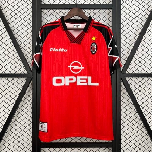 Camiseta retro roja AC Milan 1997-1998