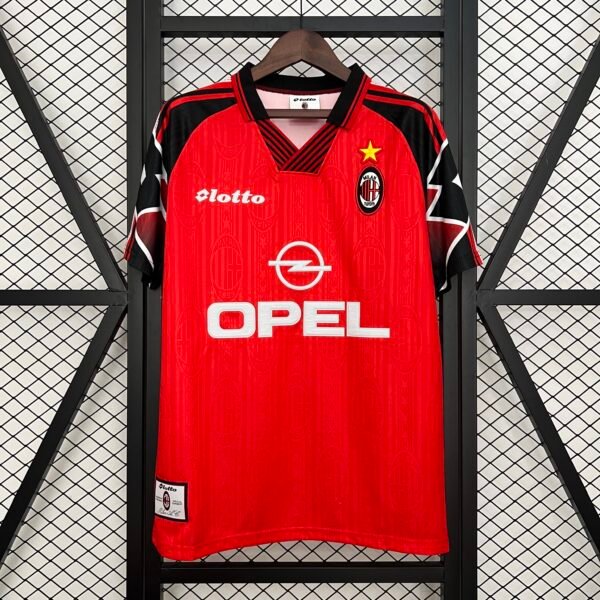 Camiseta retro roja AC Milan 1997-1998