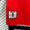 Camiseta retro roja AC Milan 1997-1998 etiqueta