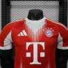 Camiseta roja Bayern Munich 2025-2026 cuello