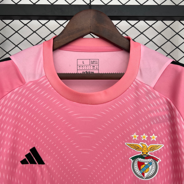Camiseta rosa Benfica 2025-2026 cuello