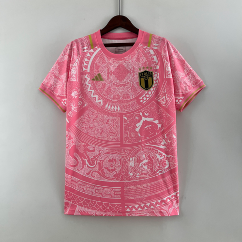 Camiseta rosa Italia 2023-2024