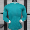 Camiseta verde Liverpool manga larga 2025-2026 dorsal