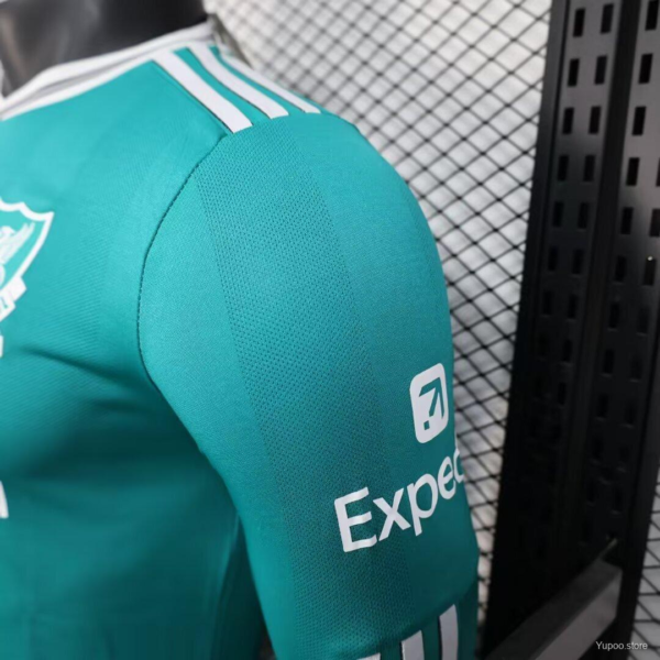 Camiseta verde Liverpool manga larga 2025-2026 manga