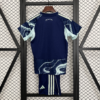 Conjunto niño Ajax azul 2025-2026 dorsal