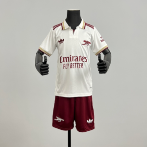 Conjunto niño Arsenal blanco 2025-2026