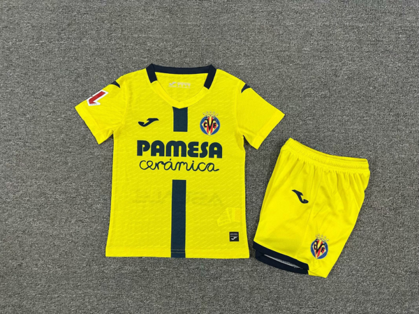 Conjunto niño Villarreal amarillo 2025-2026