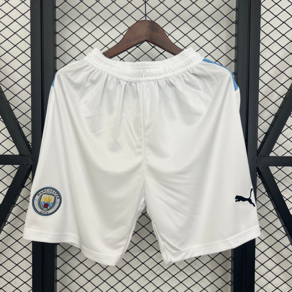 Pantalon Corto Blanco Manchester City 2025-2026