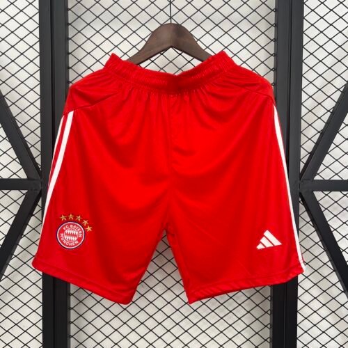 Pantalon Corto Rojo Bayern Munich 2025-2026 Primera Equipacion