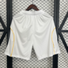 Pantalón corto blanco Real Madrid 2025-2026 atras.