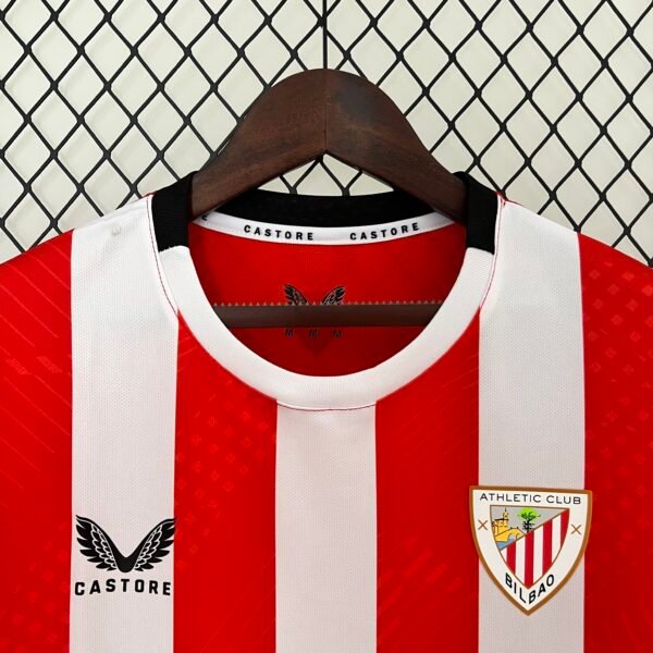 Camiseta Athletic Bilbao Nico Williams 2024-2025 cuello