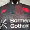 Camiseta Bayer Leverkusen negro 2025-2026 cuello
