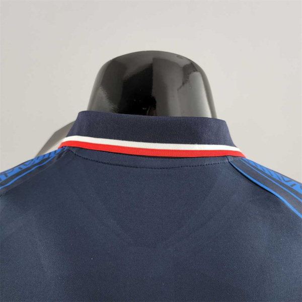 Camiseta Francia 2022 Azul cuello posterior