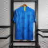 Camiseta Retro Azul Brasil 2018 Segunda Equipacion dorsal