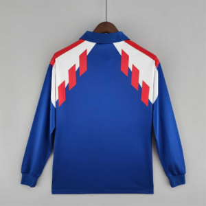 Camiseta Retro Francia 1988-1990 Manga Larga dorsal
