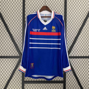 Camiseta Retro Francia 1998 Manga Larga 1