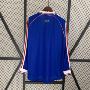 Camiseta Retro Francia 1998 Manga Larga dorsal