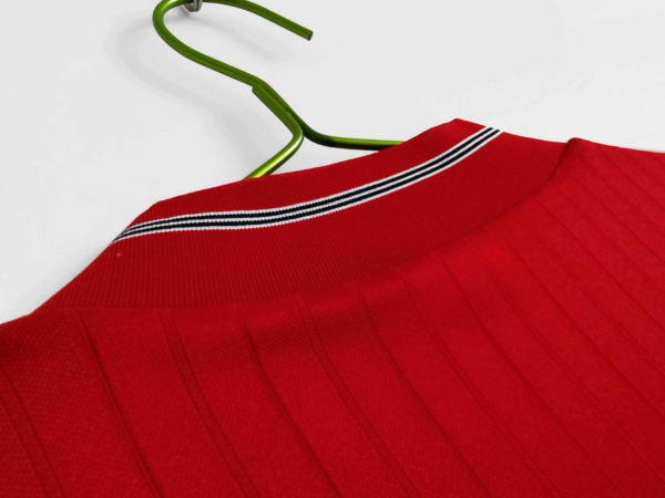 Camiseta Retro Inglaterra 194-1987 Rojo cuello posterior