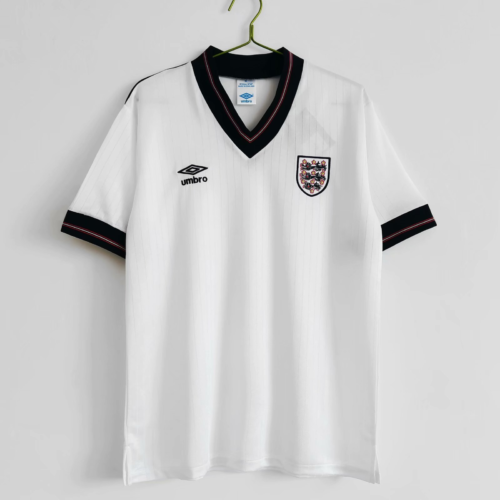 Camiseta Retro Inglaterra 194-1987 blanco
