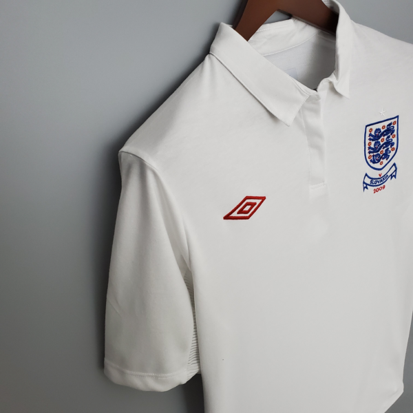 Camiseta Retro Inglaterra 2010 Rooney lateral