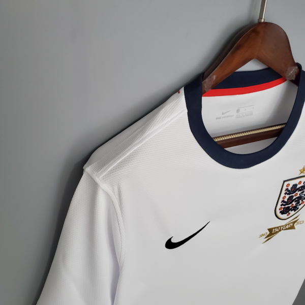 Camiseta Retro Inglaterra 2013 Blanco hombro