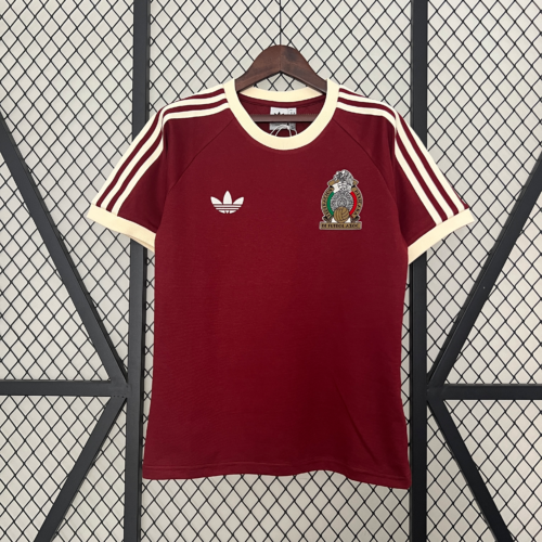 Camiseta Retro Mexico 1990 Rojo