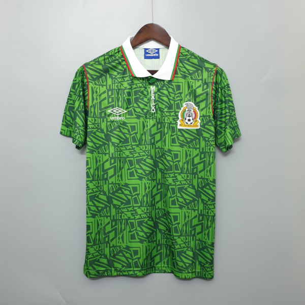 Camiseta Retro Mexico 2024 Verde