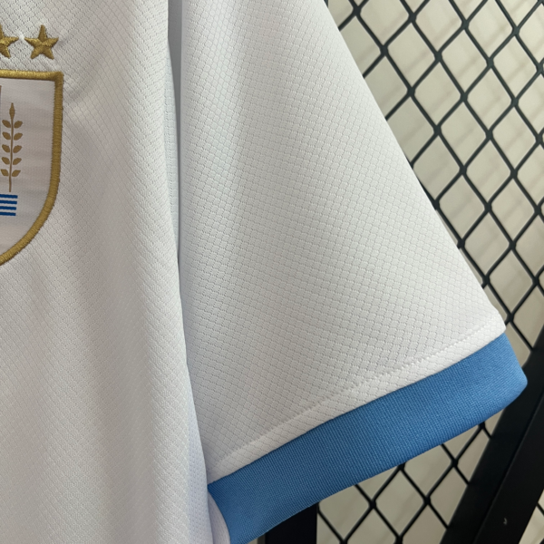 Camiseta Uruguay 2024 Blanco manga