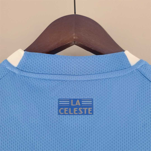 Camiseta Uruguay Carballo 2022 cuello posterior