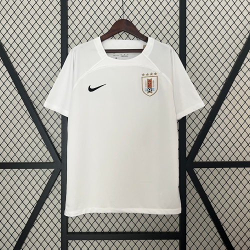 Camiseta Uruguay Valverde 2024 Blanco