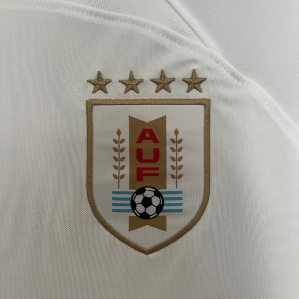 Camiseta Uruguay Valverde 2024 Blanco escudo