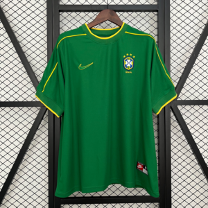 Camiseta Retro Verde Brasil 1998-2000