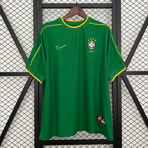 Camiseta Retro Verde Brasil 1998-2000