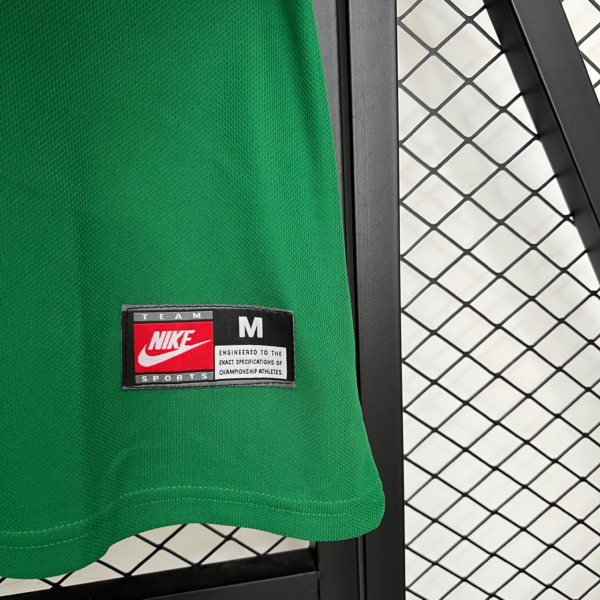 Camiseta Verde Brasil 1998-2000 portero esquina