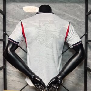 Camiseta blanca Inglaterra 2025-2026 dorsal