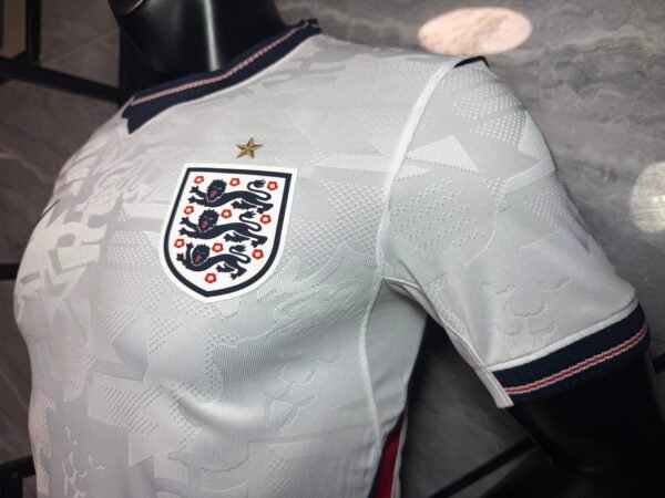 Camiseta blanca Inglaterra 2025-2026 manga