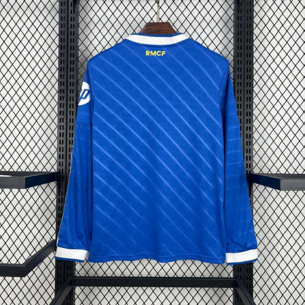 Camiseta manga larga Real Madrid azul 2025-2026 dorsal