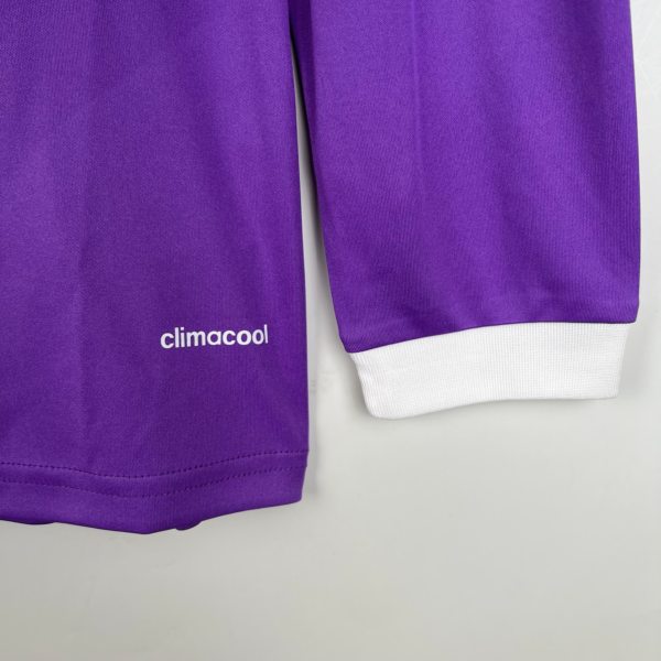 Camiseta morada Real Madrid 2016-2017 manga larga manga