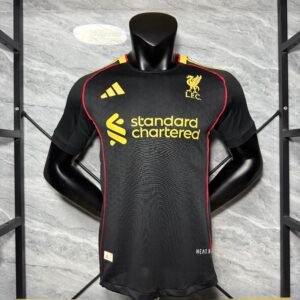 Camiseta negra Liverpool 2025-2026