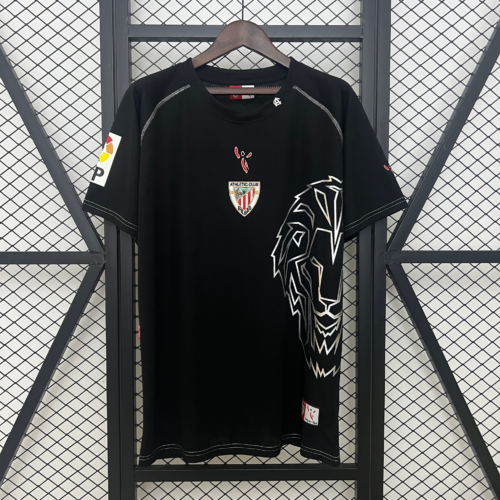 Camiseta retro Athletic Bilbao negra 2005-2008