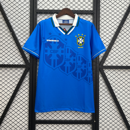 Camiseta retro Brasil 1993-1994 Azul