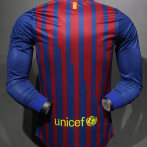 Camiseta retro FC Barcelona manga larga 2011-2012 dorsal