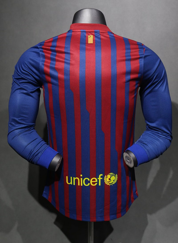 Camiseta retro FC Barcelona manga larga 2011-2012 dorsal